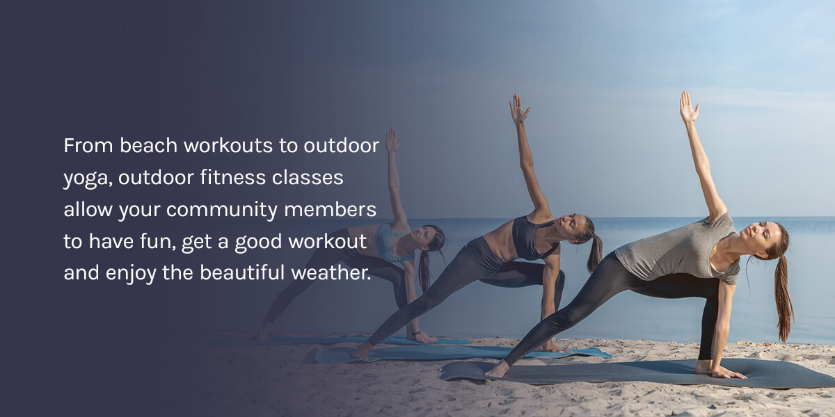 outdoor fitness classes