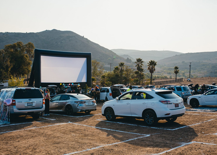 FunFlikcs drive-in movie party