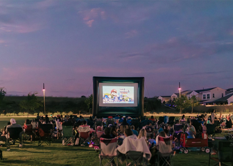 FunFlicks video game party at the park