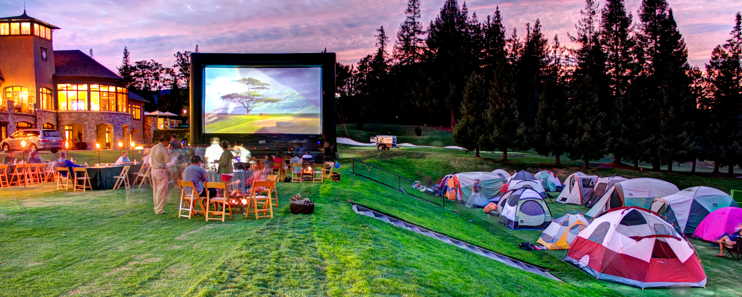 Washington-outdoor-movie-party