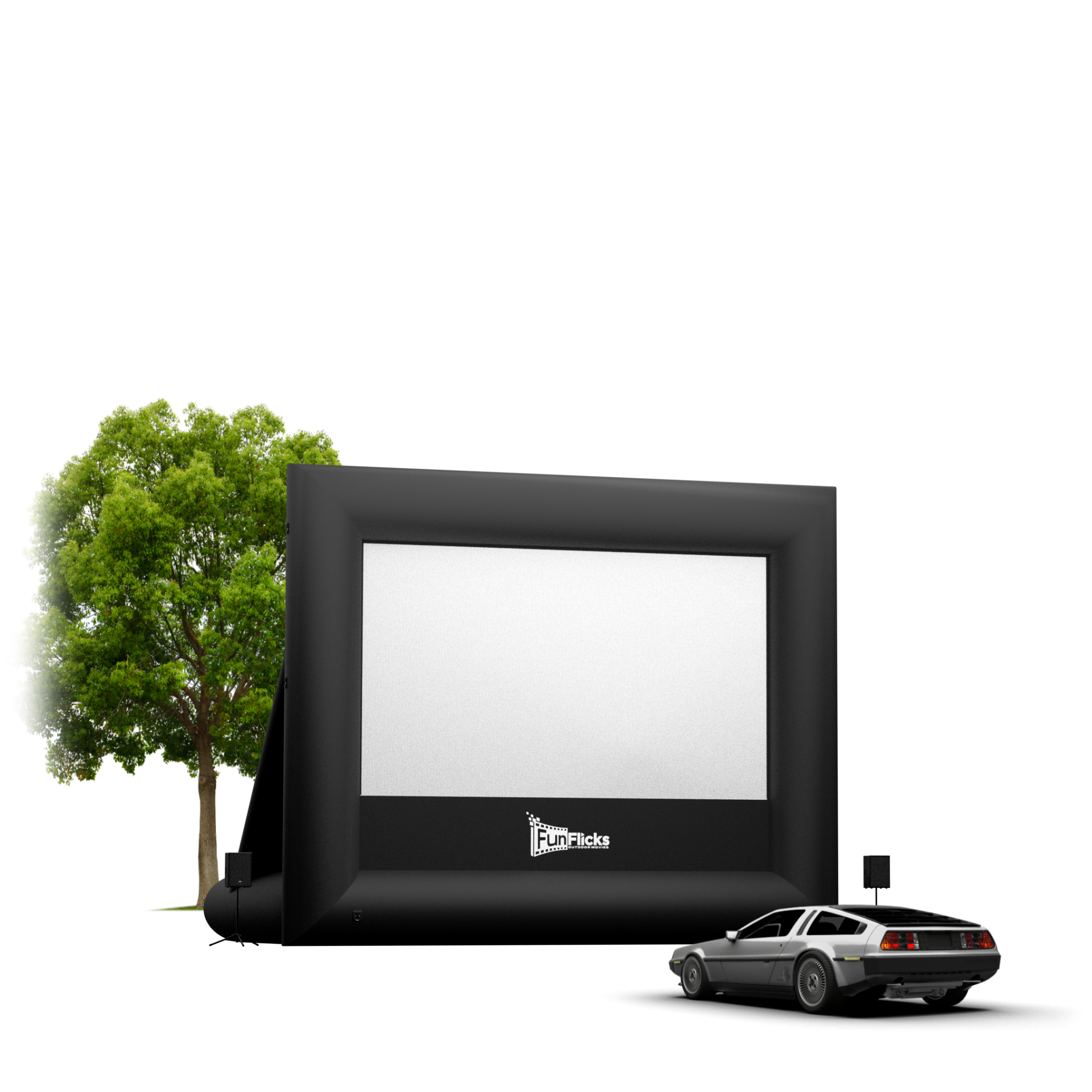 DriveIn Movie Screen Rentals for Events FunFlicks