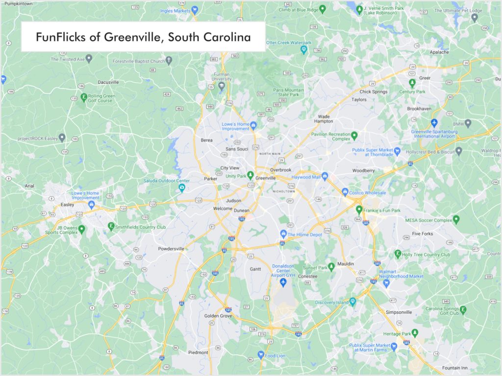 Greenville Projector Screen Rental Services FunFlicks® SC