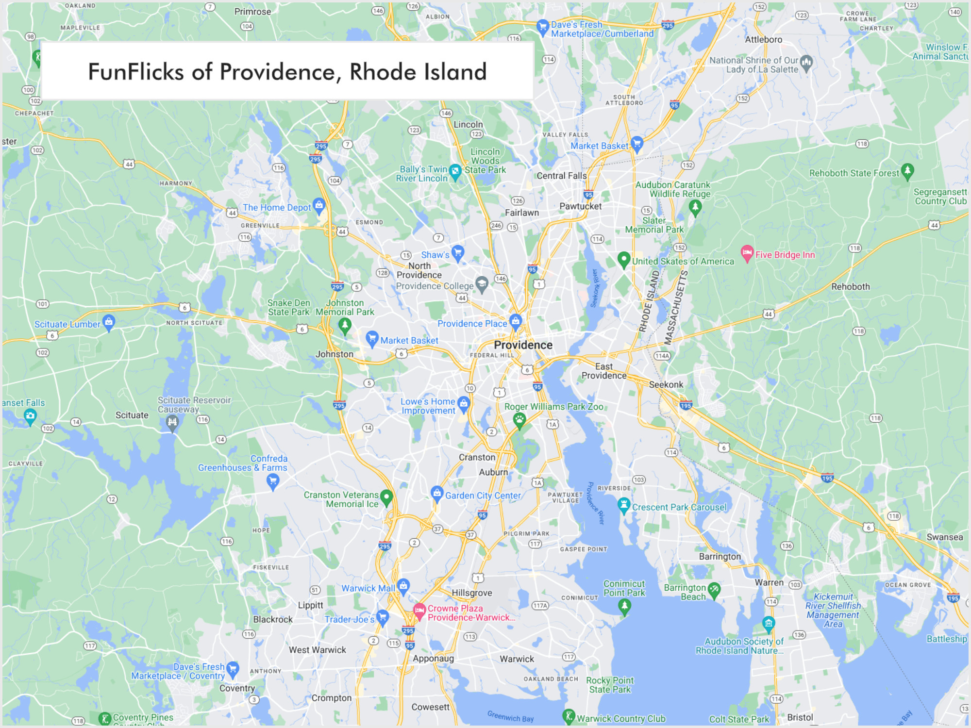 Providence Projector Screen Rental Services FunFlicks® RI