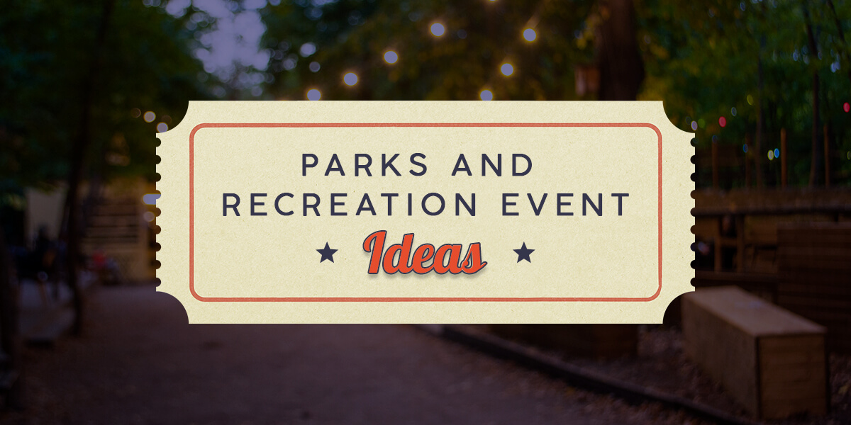 Parks and Recreation event ideas banner