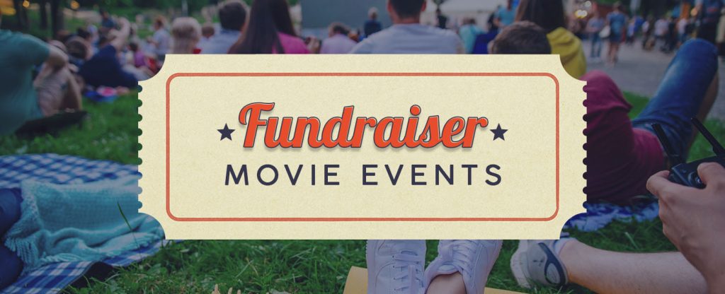 Fundraiser movie event banner